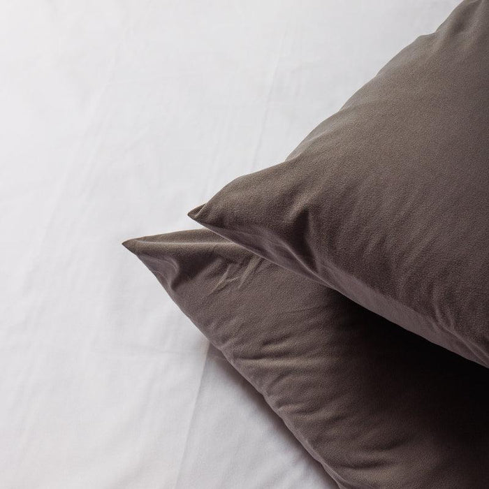 Nest Cloud Collection Standard Pillowcase Pair - Charcoal-Pillow Cases