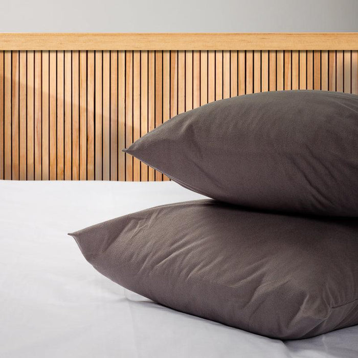 Nest Cloud Collection Standard Pillowcase Pair - Charcoal-Pillow Cases