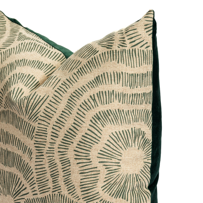 Nest Collection Printed Radiant Rings Scatter Dark Green-Scatters