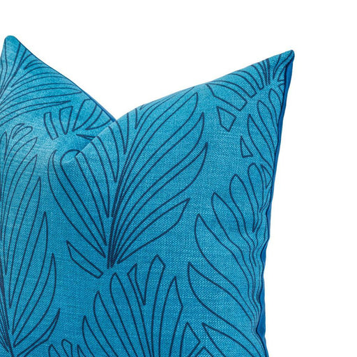 Nest Collection Teal Leaves Printed Scatter-Scatters