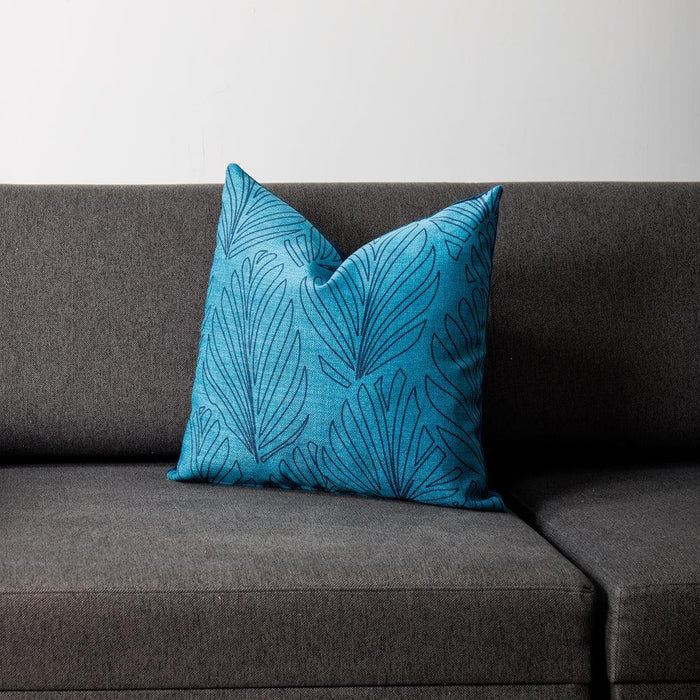 Nest Collection Teal Leaves Printed Scatter-Scatters