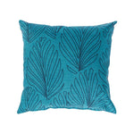 Nest Collection Teal Leaves Printed Scatter