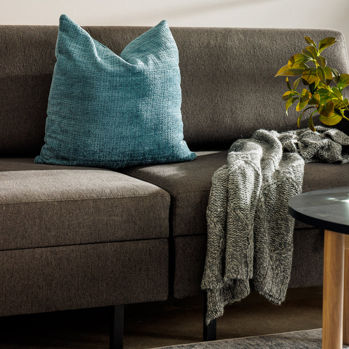 Nest Collection Textured Chenille Scatter Teal-Scatters