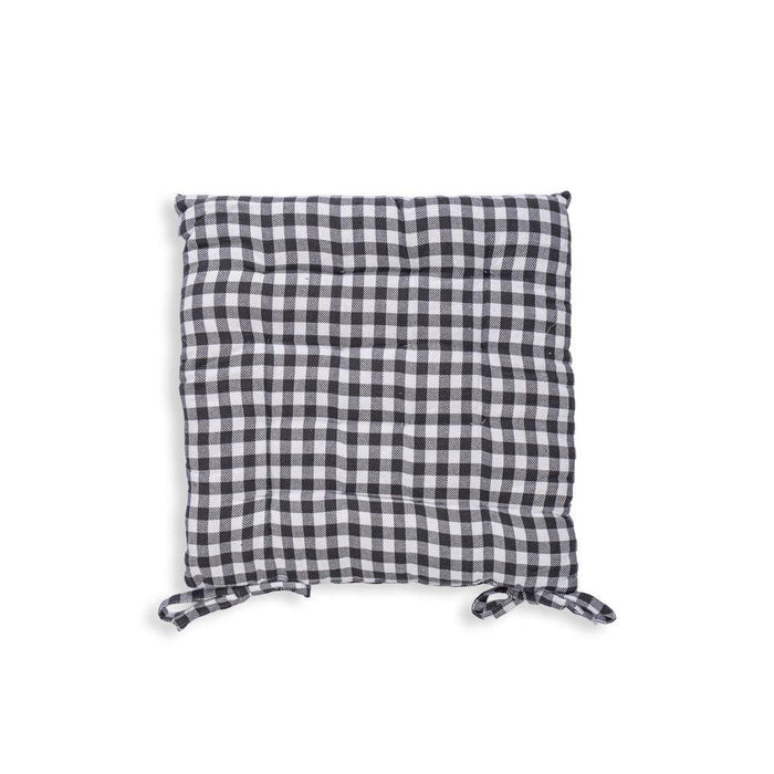 Nest Collection Tidal Plaid Chair Pad-Chair Pads