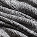 Nest Cotton Blend Pattern Stitch Throw Grey-Blankets & Throws