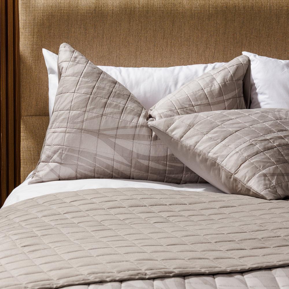 Nest Driftwave Microfibre Printed Quilt Set Natural – Whitehouse