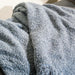 Nest Fringed Throw - Blue-THROW