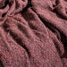 Nest Fringed Throw - Maroon-THROW