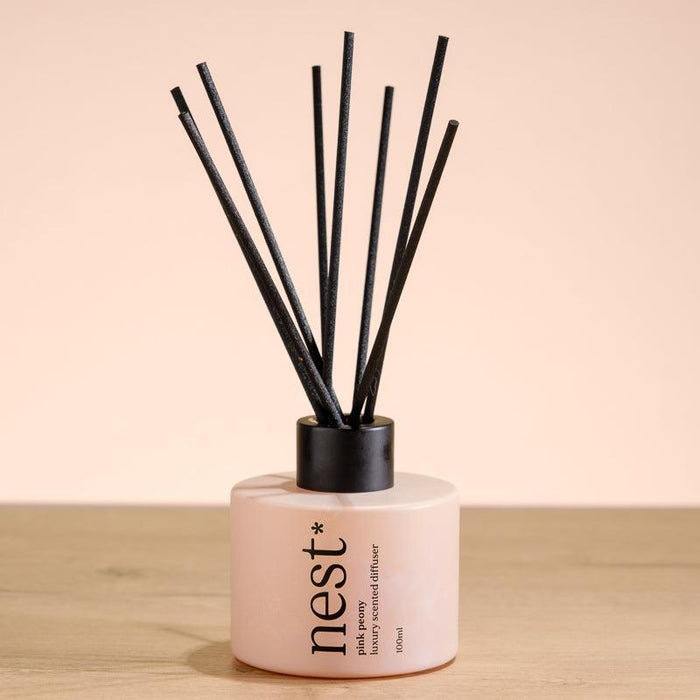 Nest Shades Pink Peony Diffuser 100ml-Diffuser