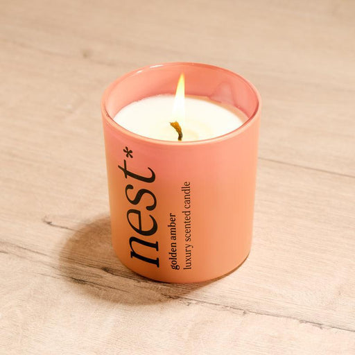 Nest Shades Golden Amber Scented Candle-Candle