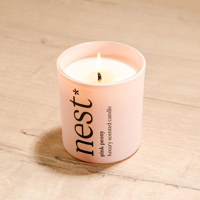 Nest Shades Pink Peony Scented Candle-Candle