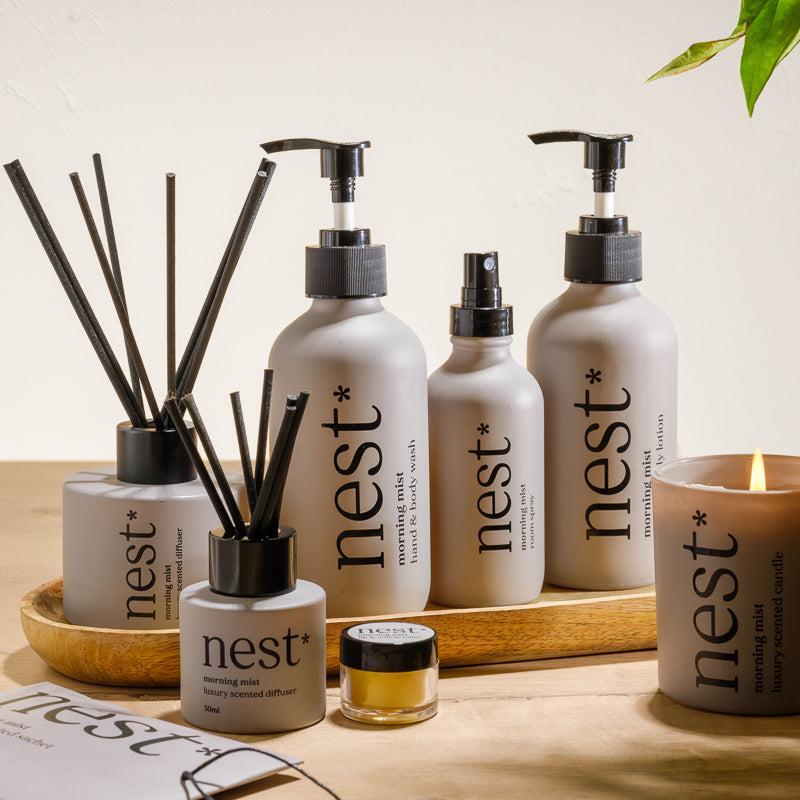 Nest Shades Morning Mist Scented Candle-Candle