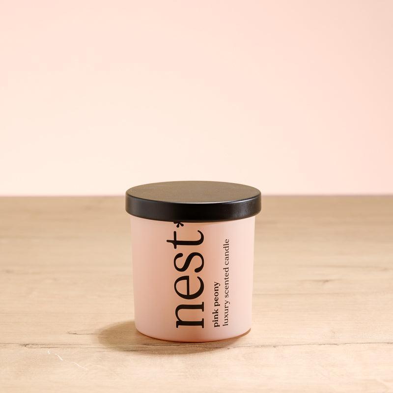 Nest Shades Pink Peony Scented Candle-Candle