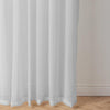 Nest Sicily Taped Unlined Curtain Silver