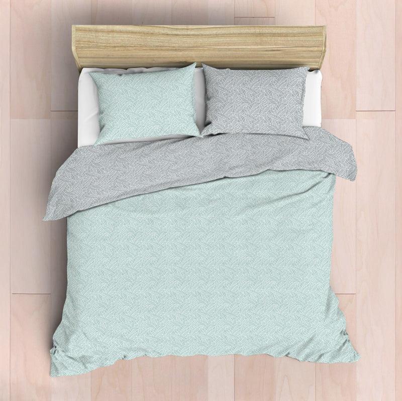 Evergreen Essentials Nest Soft Touch Reversible Duvet Cover Set Evergreen – Whitehouse ...