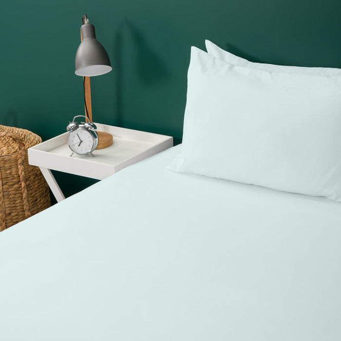 Nest Soft Touch Essentials Fitted Sheet - Duck Egg