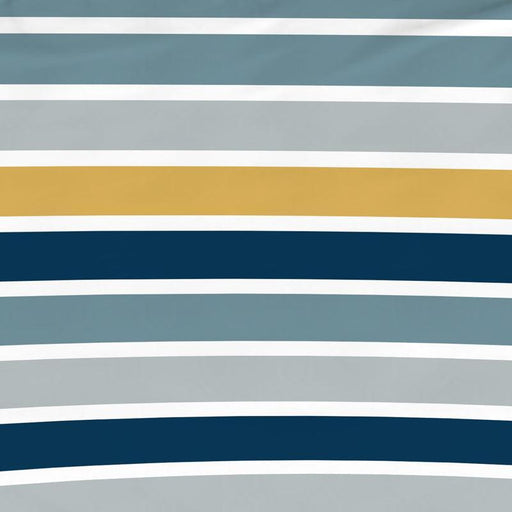 Nest Soft Touch Essentials Duvet Cover Set Neo Nautical Stripe-Duvet Cover Set