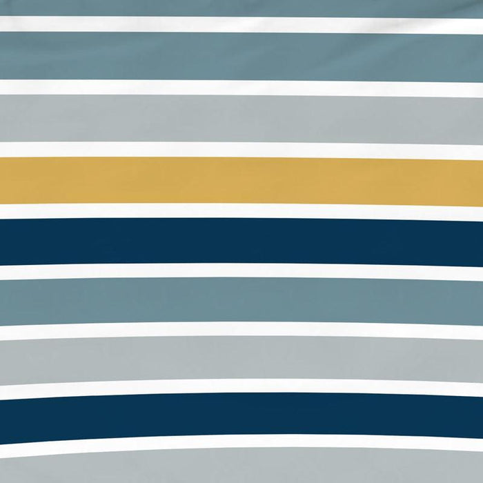 Nest Soft Touch Essentials Duvet Cover Set Neo Nautical Stripe-Duvet Cover Set