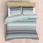 Nest Soft Touch Essentials Whisper Stripe Duvet Cover Set Aqua