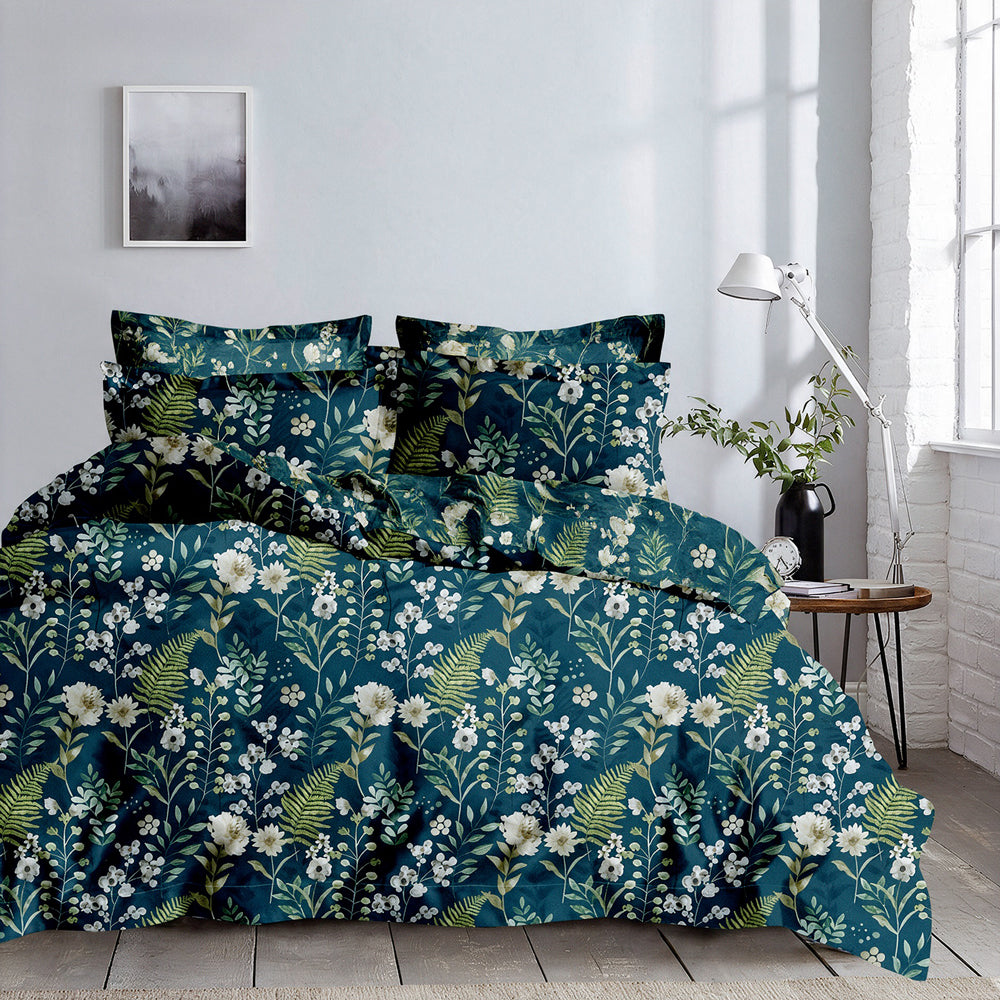 Nest Soft Touch Essentials Wild Lilies Duvet Cover Set-Duvet Cover Sets