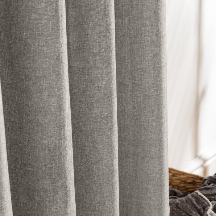 Nest Sorrento Taped Unlined Curtain - Fossil