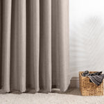 Nest Sorrento Taped Unlined Curtain Truffle