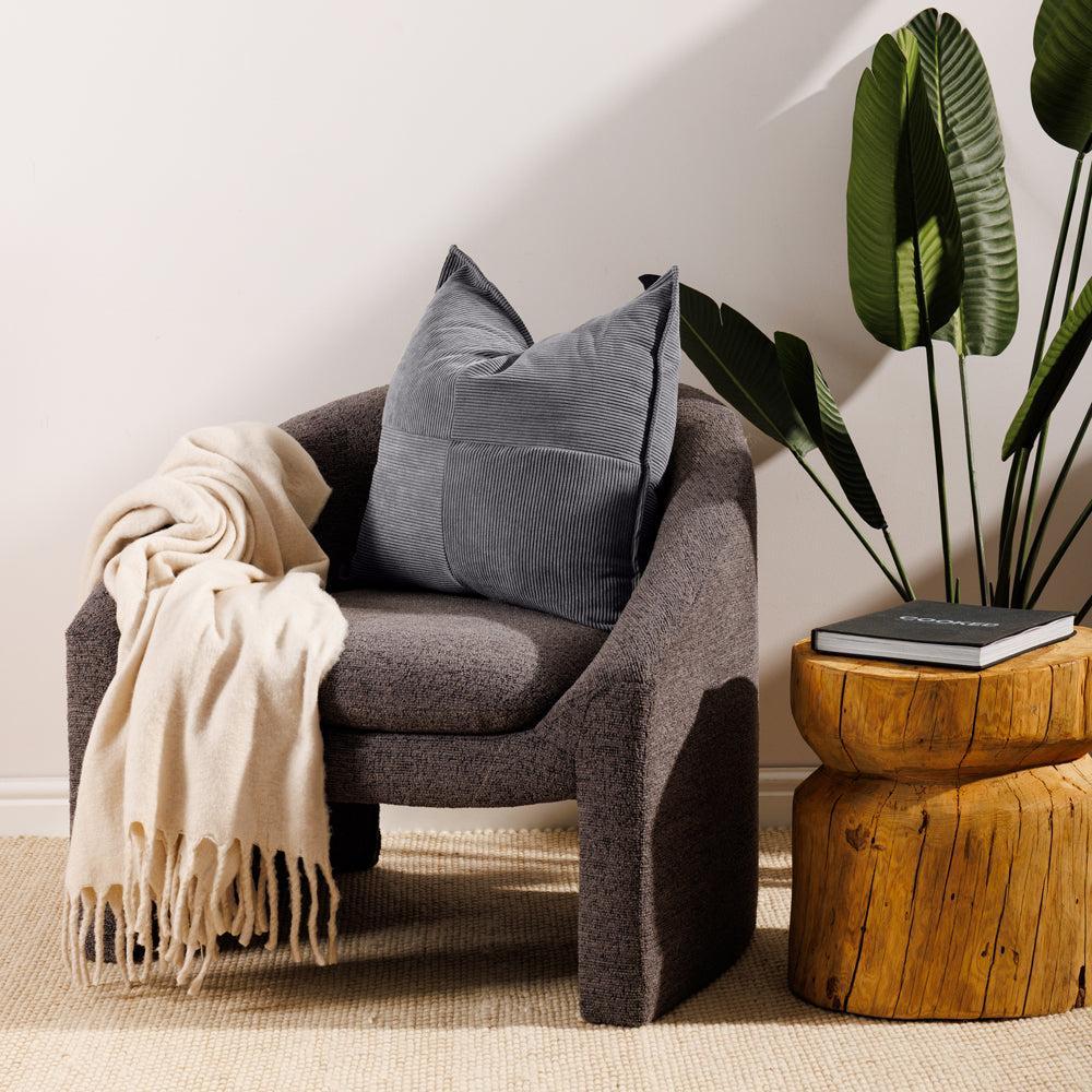 Nest Textured Cord Scatter Light Grey-Scatters