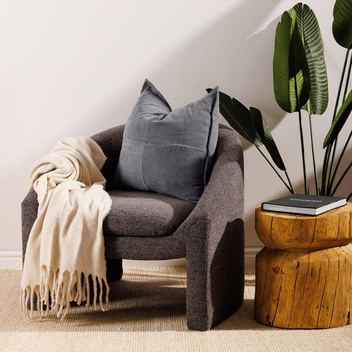 Nest Textured Cord Scatter Light Grey-Scatters