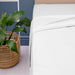 Nest Thermal Microfibre Winter Flat Sheet - White-Flat Sheet