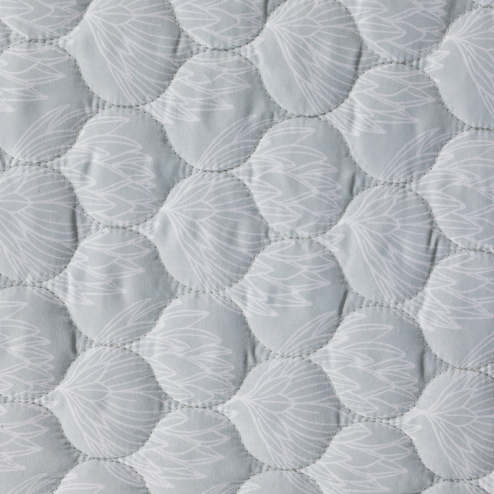 Nest Wild Protea Microfibre Printed Quilt Set Duck Egg-Quilts & Comforters