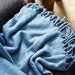 Nest Woollen Blend Blanket Throw Denim Blue-Blankets