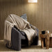Nest Woollen Blend Blanket Throw Oatmeal-Blankets