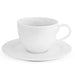 Noritake Arctic White Cup & Saucer-Ceramic