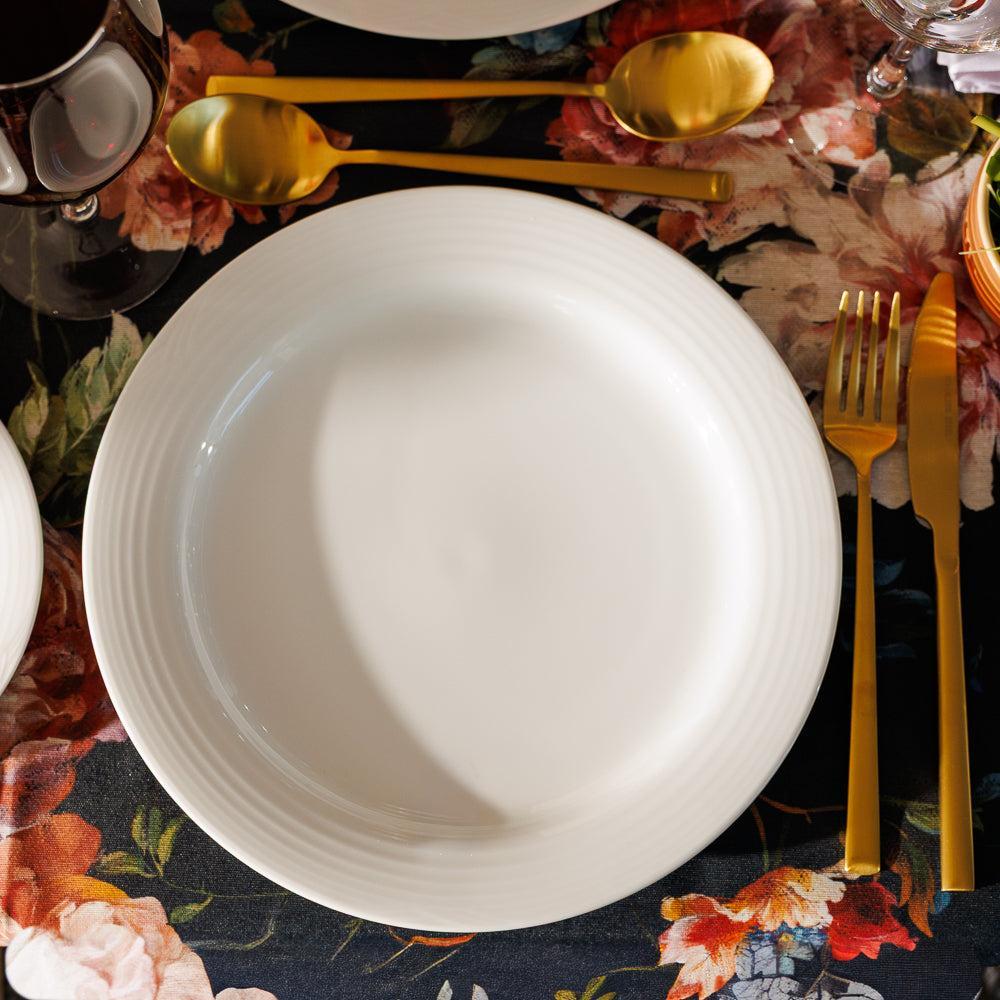 Noritake Arctic White Dinner Plate | Ceramic