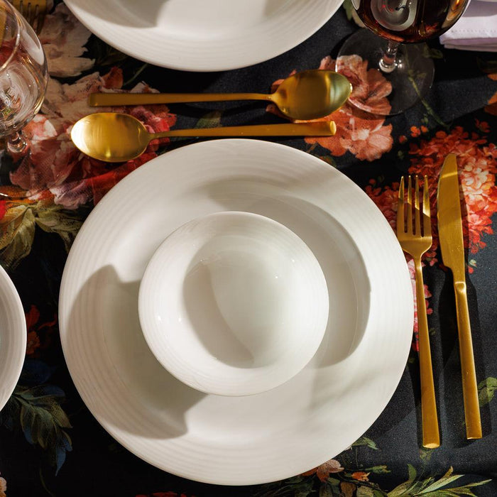 Noritake Arctic White Dinner Set 20 Piece-Dinner Sets