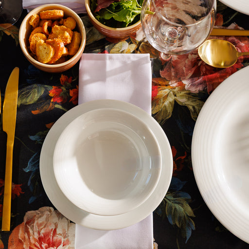 Noritake Arctic White Fruit Bowl-Bowls