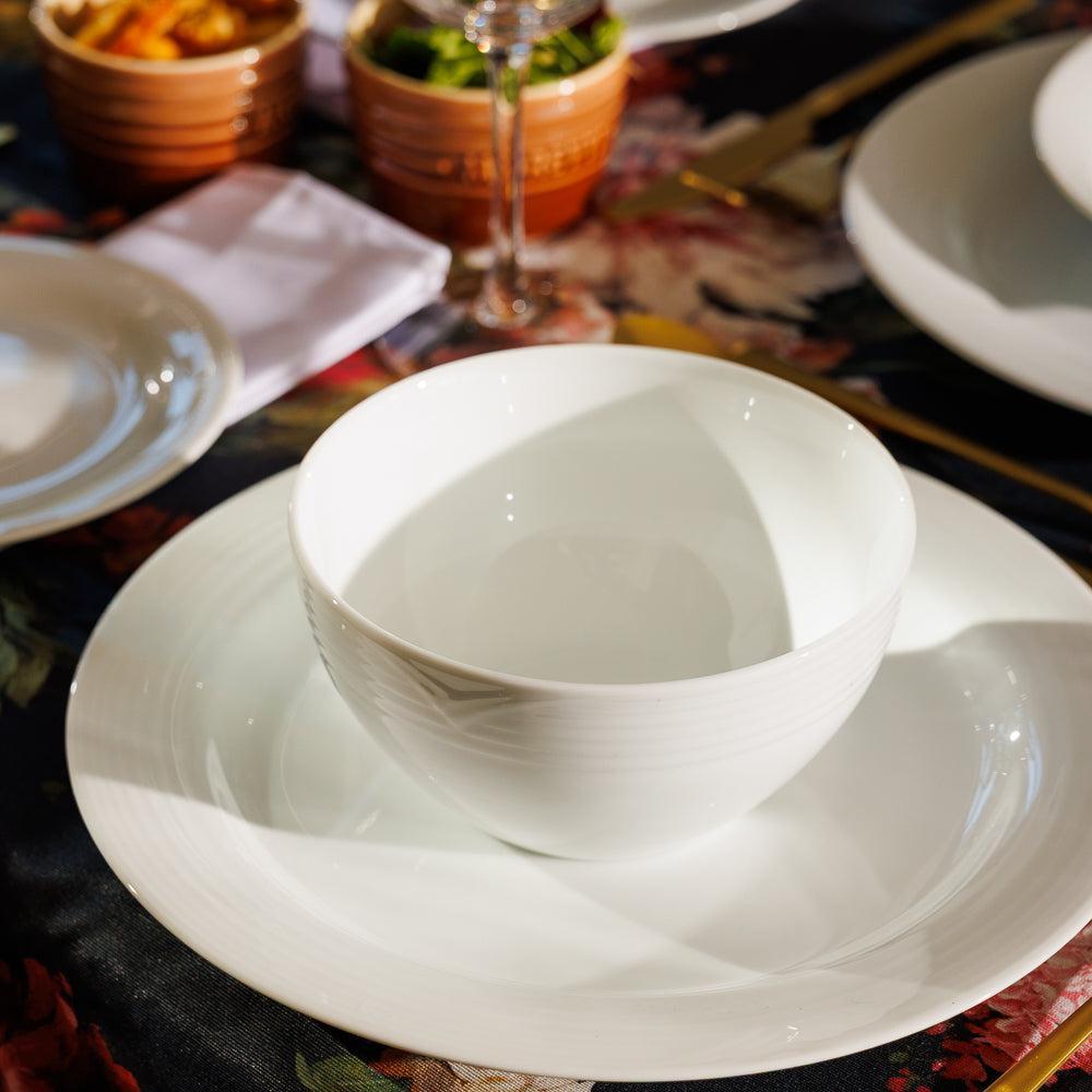 Noritake Arctic White Round Bowl | Ceramic – Whitehouse