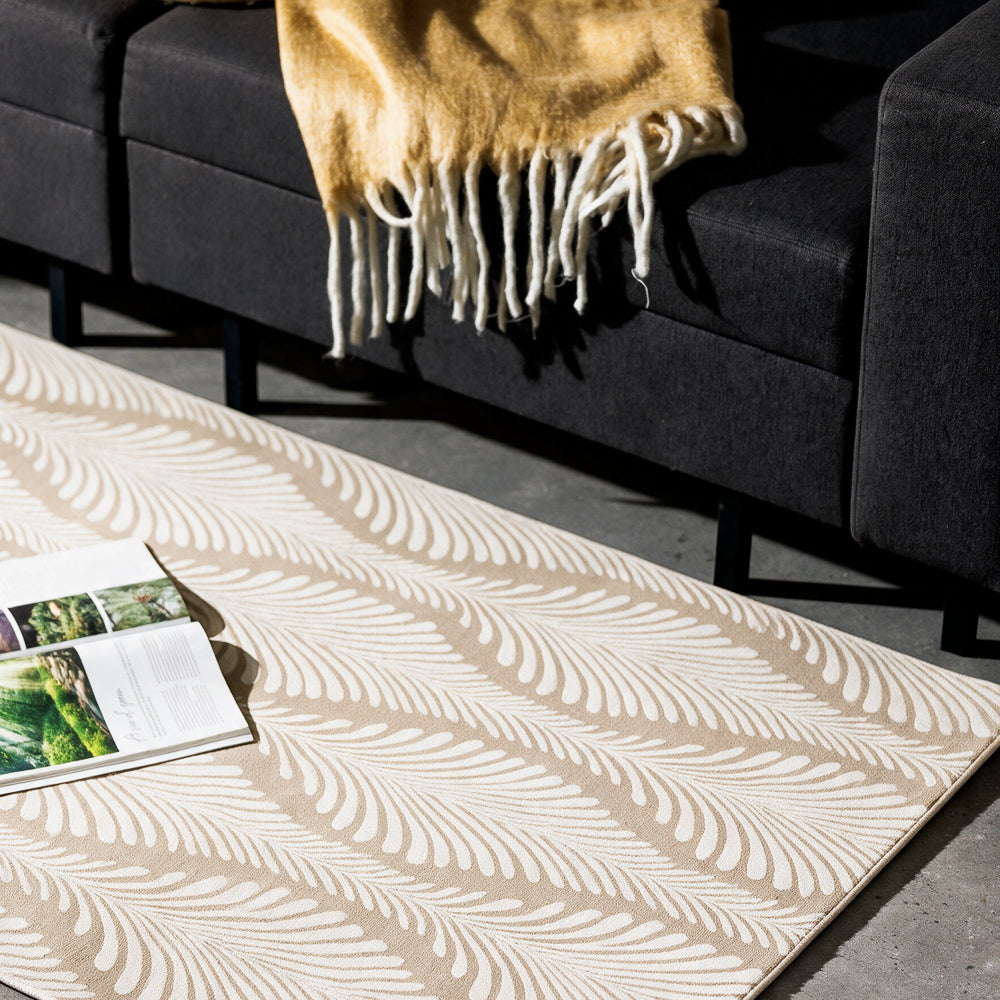 Nuage Woven Carpet Taupe-Carpets/Rugs
