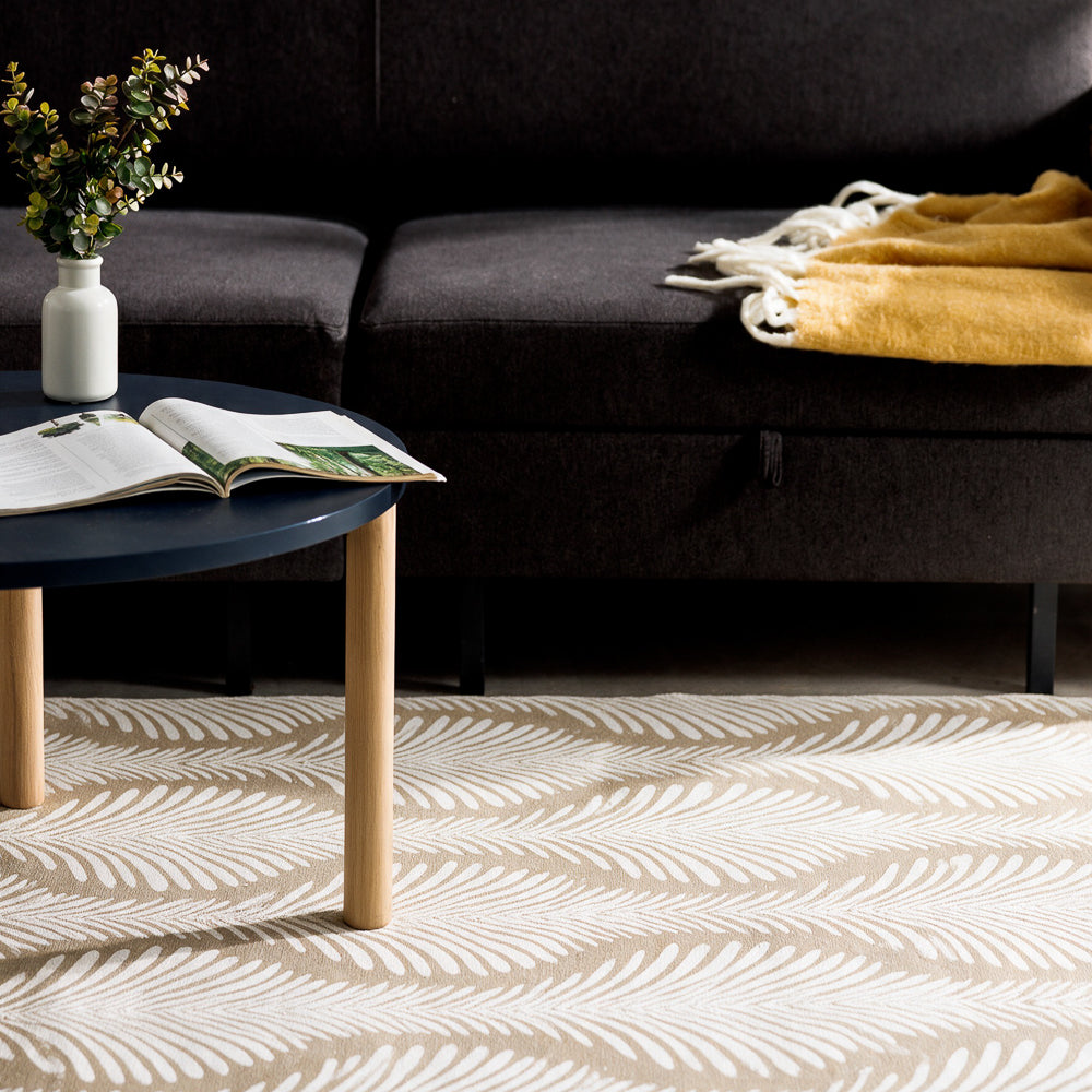 Nuage Woven Carpet Taupe-Carpets/Rugs