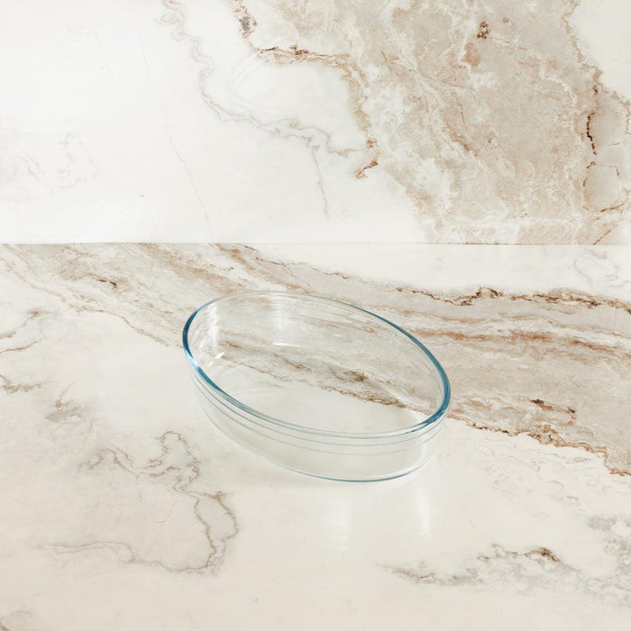 Ôcuisine® Glass Oval Roaster-Casseroles