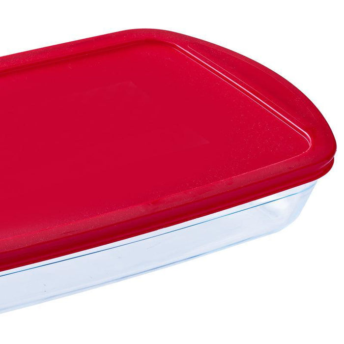 Ôcuisine® Glass Rectangular Storage with Lid-STORAGE