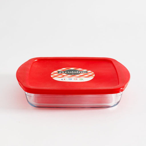 Ôcuisine® Glass Square Roaster with Lid Fridge and Freeze-Casseroles