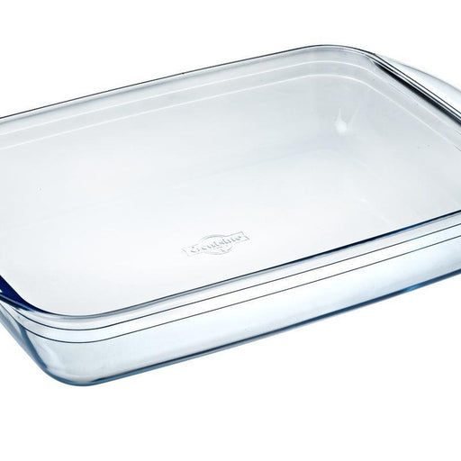 Ôcuisine® Glass Rectangular Roaster-CASSEROLE DISH