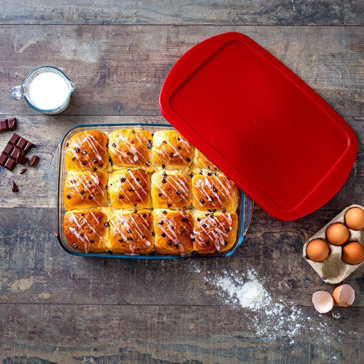 Ôcuisine® Glass Rectangular Storage with Lid-STORAGE