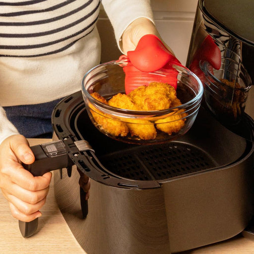 Ôcuisine® Glass Round Roaster Airfryer-Casseroles