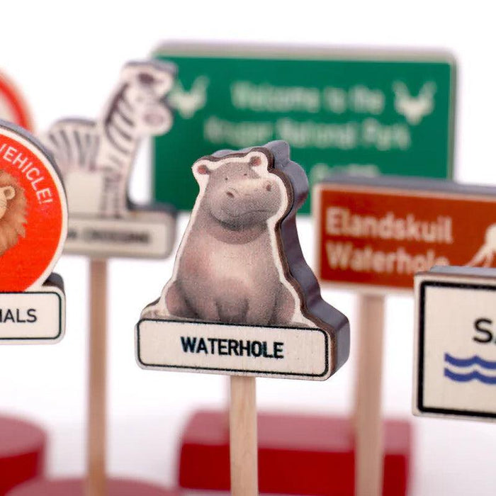 On Safari Safari Road Signs-