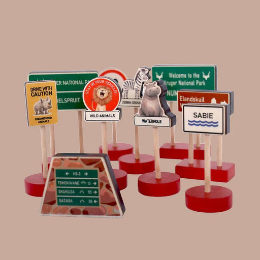 On Safari Safari Road Signs-