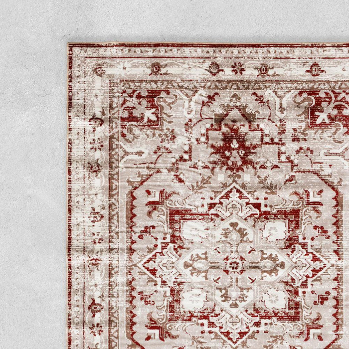 Paris Woven Carpet Rust-Carpets/Rugs