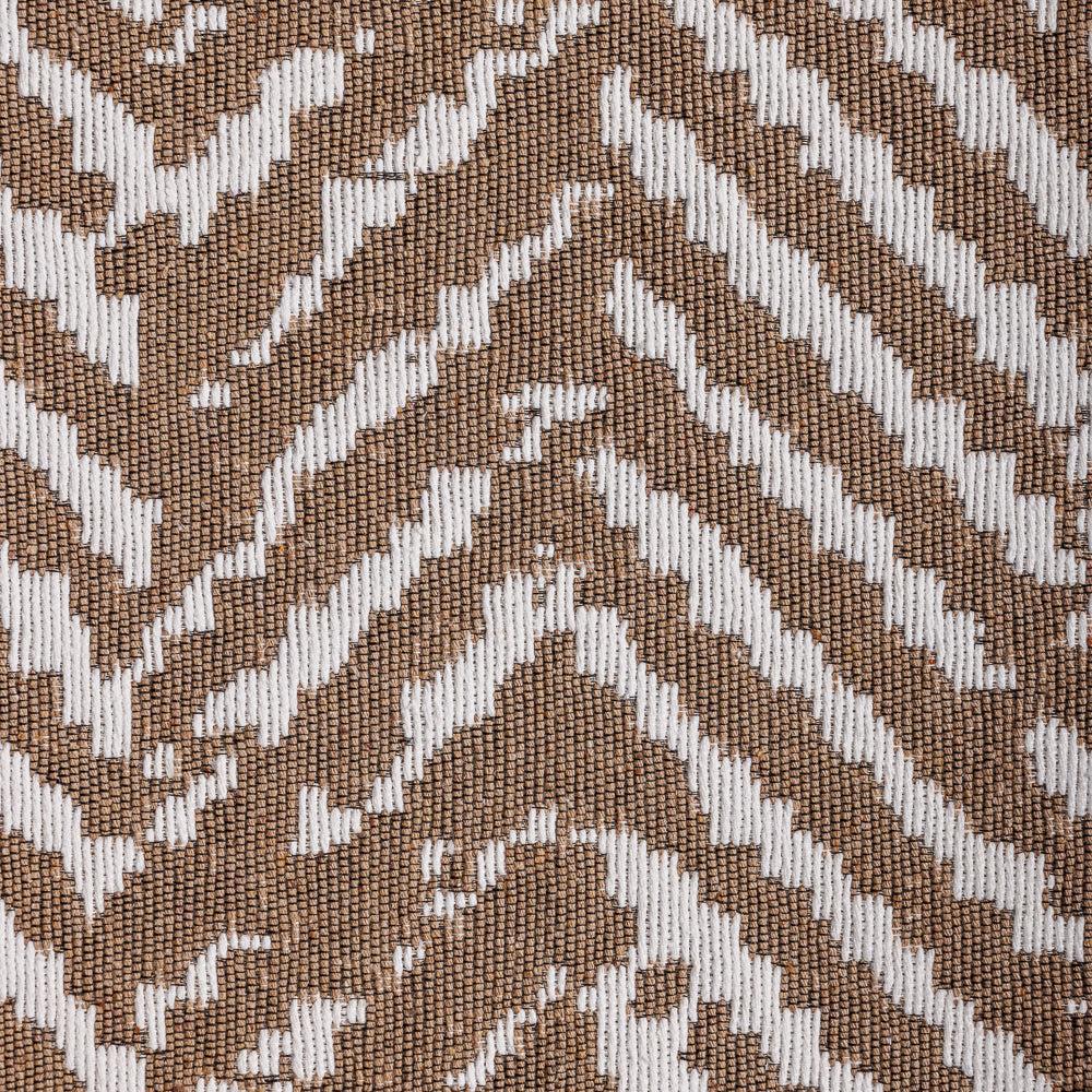 Paxos Mediterranean Collection Jacquard Polycotton Carpet Beige-Carpets/Rugs