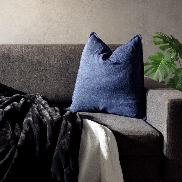 Plain Jute Scatter Denim Blue-SCATTER